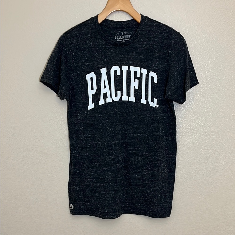 Fall Rush University of the Pacific Gray Collegiate T-Shirt